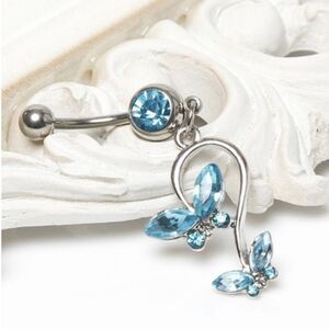 Butterfly Bellybutton Ring  
